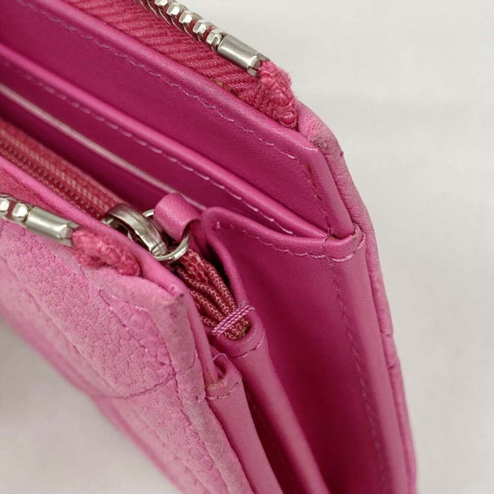 CHANEL Pink Caviar Leather Wallet - Picture 6 of 7
